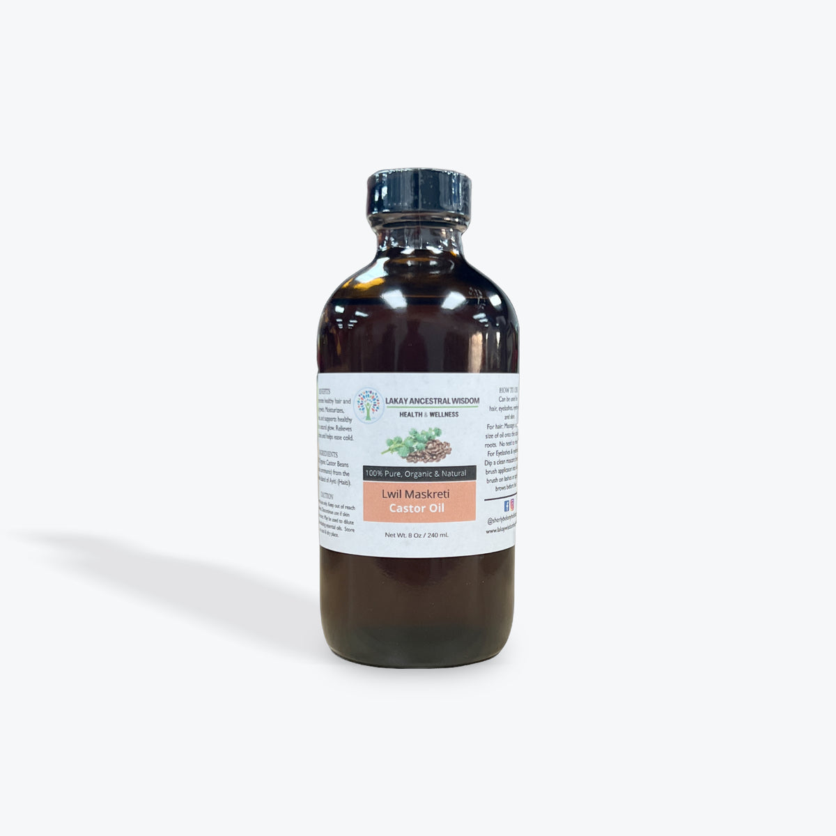Lakay Ancestral Organic Haitian Castor Oil - Kulcha Kernel